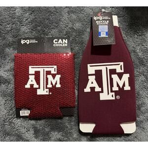 Texas A&M Aggies Can Cooler & Bottle Koozie Set NCAA IPG Team Sports